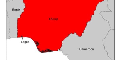 Mapa de nixeria malaria
